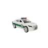 اسباب بازی ماشین فلزی طرح پلیس crown سفید رنگ
