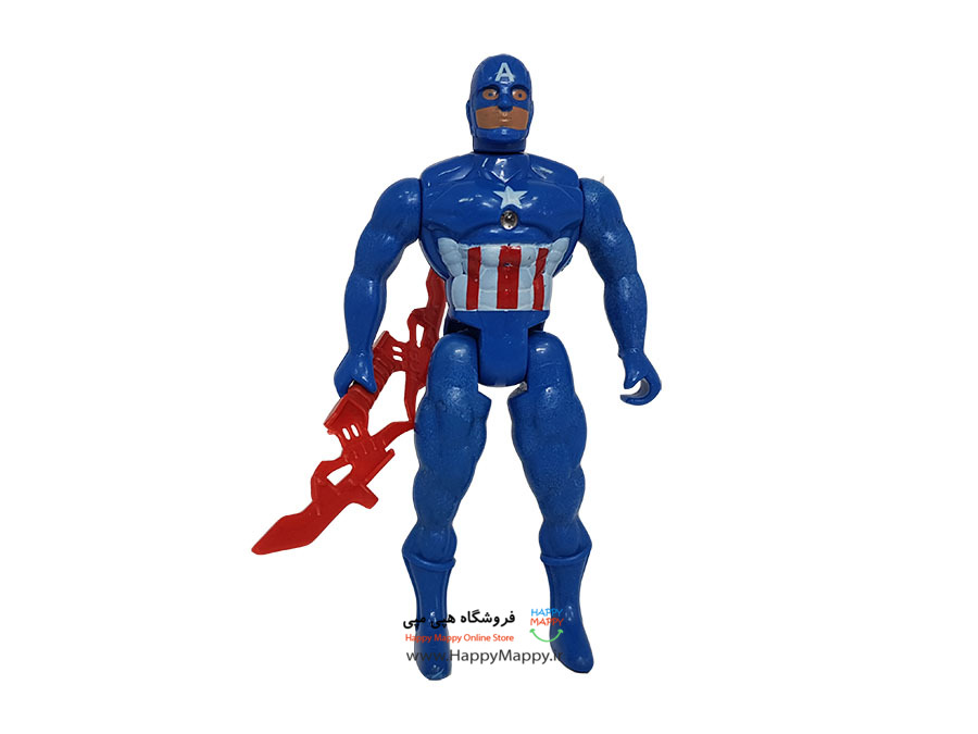 اسباب بازی فیگور اونجرز طرح کاپیتان آمریکا | سایز 10 سانت