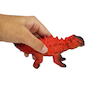 فیگور طرح دایناسور گوشتی قرمز رنگ